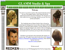Tablet Screenshot of glammstudio.com